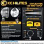 KC HiLiTES Daylighter 6" Round 130w Stainless Spot Beam # 632