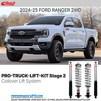 Eibach 2024+ Ford Ranger 2wd Pro-Truck Coilover Stage 2 Kit # E86-35-062-01-22