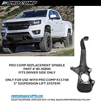 Pro Comp 2015 - 2022 Colorado & Canyon Driver Side Spindle # 90-40800