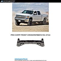 Pro Comp 2001 - 2010 GM 2500HD Front Crossmember # 91-5714