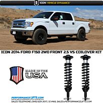 ICON 2014 Ford F150 2wd Coilover Kit 0-2.5" Lift # 91615