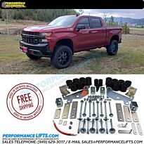PA 2019 - 2020 Silverado 1500 3" Body Lift Kit # PA10363