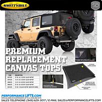 SmittyBilt Jeep Wrangler JK Soft Top # 9076235