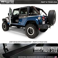AMP Research 2007-2013 Jeep Wrangler 4-Door Powerstep # 75122-01A