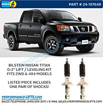 Bilstein 2004-2015 Titan Adjustable Lift Front Shock 24-197649