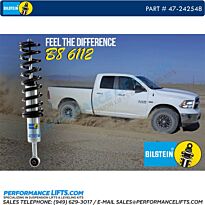 Bilstein 2009 - 2018 Ram 1500 4x4 Adjustable Lift Front Shock Kit # 47-311015