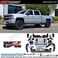 CST 2014 - 2018 Silverado and Sierra 1500 4.5" Stage 2 Lift # CSK-G19-2