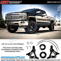 CST 2014+ Silverado & Sierra 3.5" to 5.5" Lift Spindle # CSS-C1-13