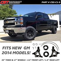 CST 2014 - 2016 Silverado & Sierra 3.5" to 5.5" Lift Spindle # CSS-C1-9 