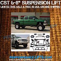 CST 1999-2006 Silverado & Sierra 1500 4WD 6-8" Lift # CSS-C3-2