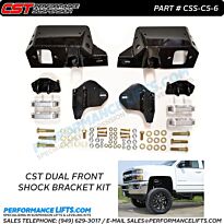 CST 2011 - 2019 2500HD / 3500 Dual Front Shock Mounting Kit # CSS-C5-6