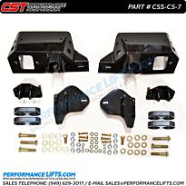 CST 2011 - 2019 2500HD / 3500 Dual Front Shock Mounting Kit # CSS-C5-7