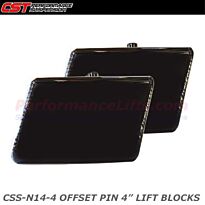 CST 4" Flat Off-Set Pin Lift Block - Fabricated Steel # CSB-N14-4