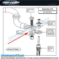 Pro Comp Chevrolet & GMC Sway Bar End Link Extension Kit # 90-60616B