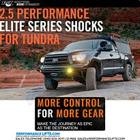 FOX 2007 - 2021 Toyota Tundra Performance Elite Series 2.5 Reservoir Coilovers # 883-06-186