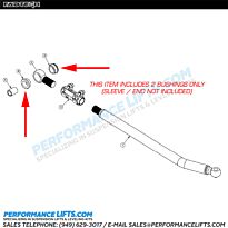 Fabtech Replacement Track Bar Bushing Kit # FTS92032
