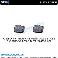 Fabtech FTSBK53 Lift Block - Sold as one Pair