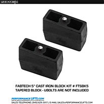 Fabtech 5" Rear Lift Block Kit # FTSBK5