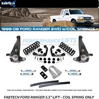 Fabtech 2001-2009 Ford Ranger 2wd 5.5" Suspension Lift