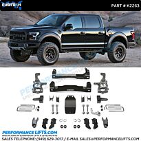 Fabtech 2017+ Ford Raptor 4" Lift Kit # K2263