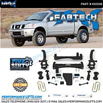 Fabtech 2014 - 2017 Nissan Titan 6" Performance Lift System # K6008