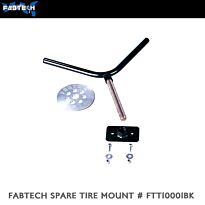 Fabtech Angled Spare Tire Mount # FTT10002BK