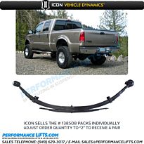 ICON Vehicle Dynamics Ford Super Duty 5" Lift Leaf Spring Pack # 138508