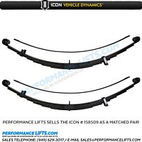 ICON 2007 - 2021 Toyota Tundra Multi Rate RXT Leaf Packs # 158509P 