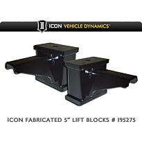 ICON Ford SuperDuty 5" Fabricated Steel Lift Blocks # 195275