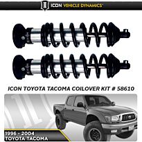 ICON 1995.5-2004 Toyota Tacoma 0-3" Lift Coilovers # 58610