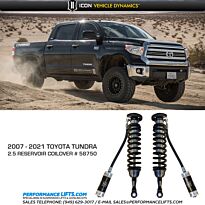 ICON Toyota Tundra Reservoir Coilover Kit # 58750