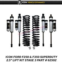 ICON 2005+ Ford SuperDuty F250 & F350 2.5" Stage 3 Kit # 62502