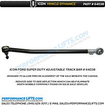 ICON 2017 - 2023 Ford F-250 & F-350 SuperDuty Adjustable Track Bar # 64038