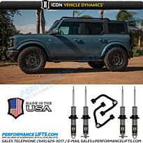 ICON 2021+ Ford Bronco HOSS 1.0 EXP Series Stage 2 Tubular System # K40002T