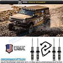 ICON 2021+ Ford Bronco HOSS 2.0 EXP Series Stage 2 Tubular System # K40012T