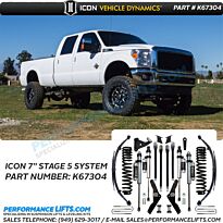 ICON 2011+ Ford SuperDuty 7" Lift - Stage 5 # K67304