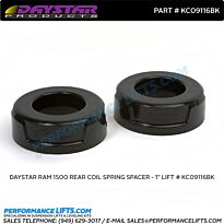 Daystar 2009+ Ram 1500 Rear Coil Spring Spacer # KC09116BK