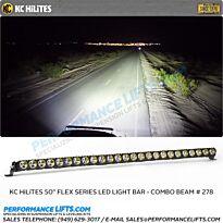 KC HiLiTES Flex Series 50" LED Light Bar Combo Beam # 278