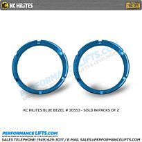 KC HiLiTES Flex Series Bezel Rings - Blue Pair Pack # 30553