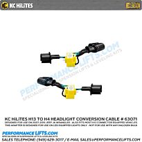 KC HiLiTES H13 to H4 LED Headlight Conversion Cable # 63071