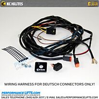 KC HiLiTES Wiring Harness for Two Lights with 2-Pin Deutsch Connectors # 6308