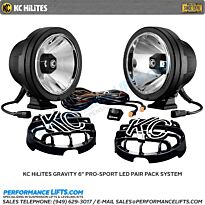 KC HiLiTES 6" Pro-Sport LED Pair Pack - Spread Beam # 644