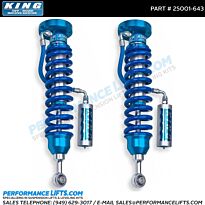 King Racing Shocks 2007+ Toyota Tundra Front Coilover Kit # 25001-643
