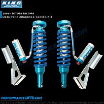 King Racing Shocks 2005+ Toyota Tacoma Front Coilover Kit # 25001-119