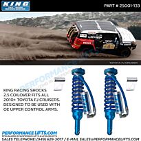 King Shocks 2010-2014 Toyota FJ Front Coilover Kit # 25001-133