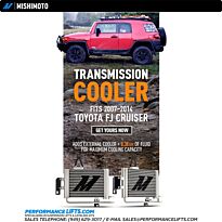 Mishimoto 2007-2014 Toyota FJ Cruiser Transmission Cooler Kit # MMTC-FJ-07