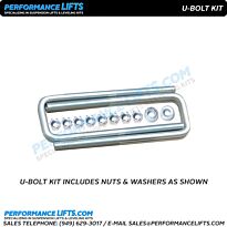 Performance Lifts U-Bolt Kit # SQ91625105