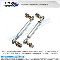PRG Nissan Truck & SUV Extended Length Sway Bar End Links - Sold as matched Pair