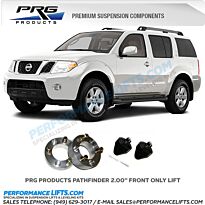 PRG 2005-2012 Nissan Pathfinder 2" Front Leveling Kit - 2wd & 4wd