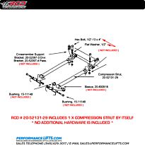 RCD Ford F150 Compression Strut # 20-52131-29
